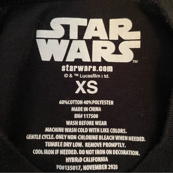 Old Navy Mandalorian Grogu & Star Wars Darth Vader Short Sleeve T-Shirts Size XS - Picture 9 of 9